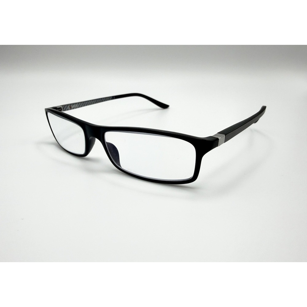 Starck SH1015Y Matte Black Mens Rectangle Eyeglass Frame 55-16-150 Discontinued